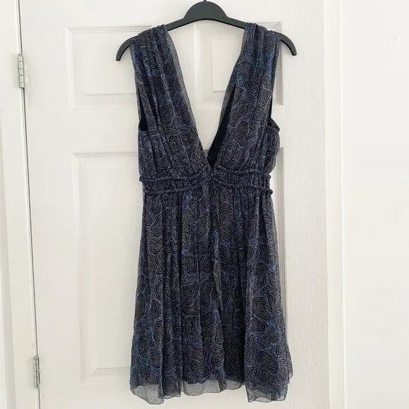 Isabel Marant Étoile "Estelle" Printed Silk Dress, size 36. Fits like a 2/4 - Picture 11 of 16